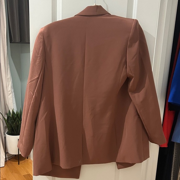 Express Women's Tan Blazer with Gold Buttons - Picture 3 of 3